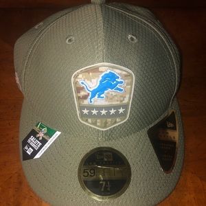 Detroit Lions Salute to Serve 59fifty Hat